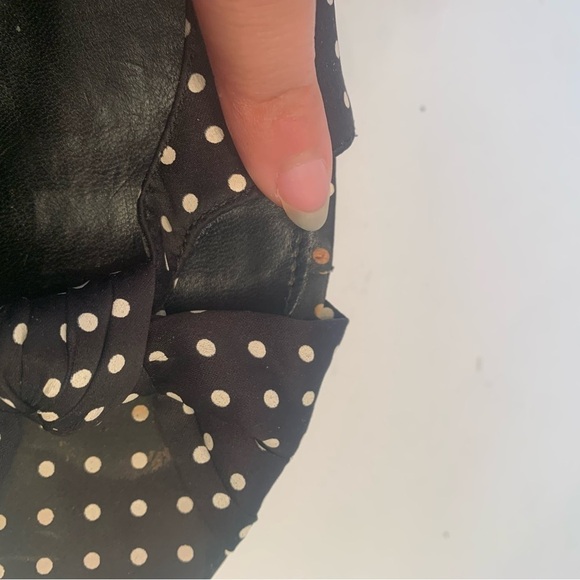 PURE Alfred Sung polka dot cork  beach heels-size 8 black and white - Picture 12 of 13